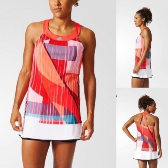 Adidas Adizero Tank Top Shock Red S16 Mesh Racerba - Picture 1 of 8